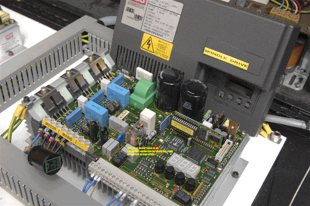 Spindle Drive Powered But No LED's lit.GIF